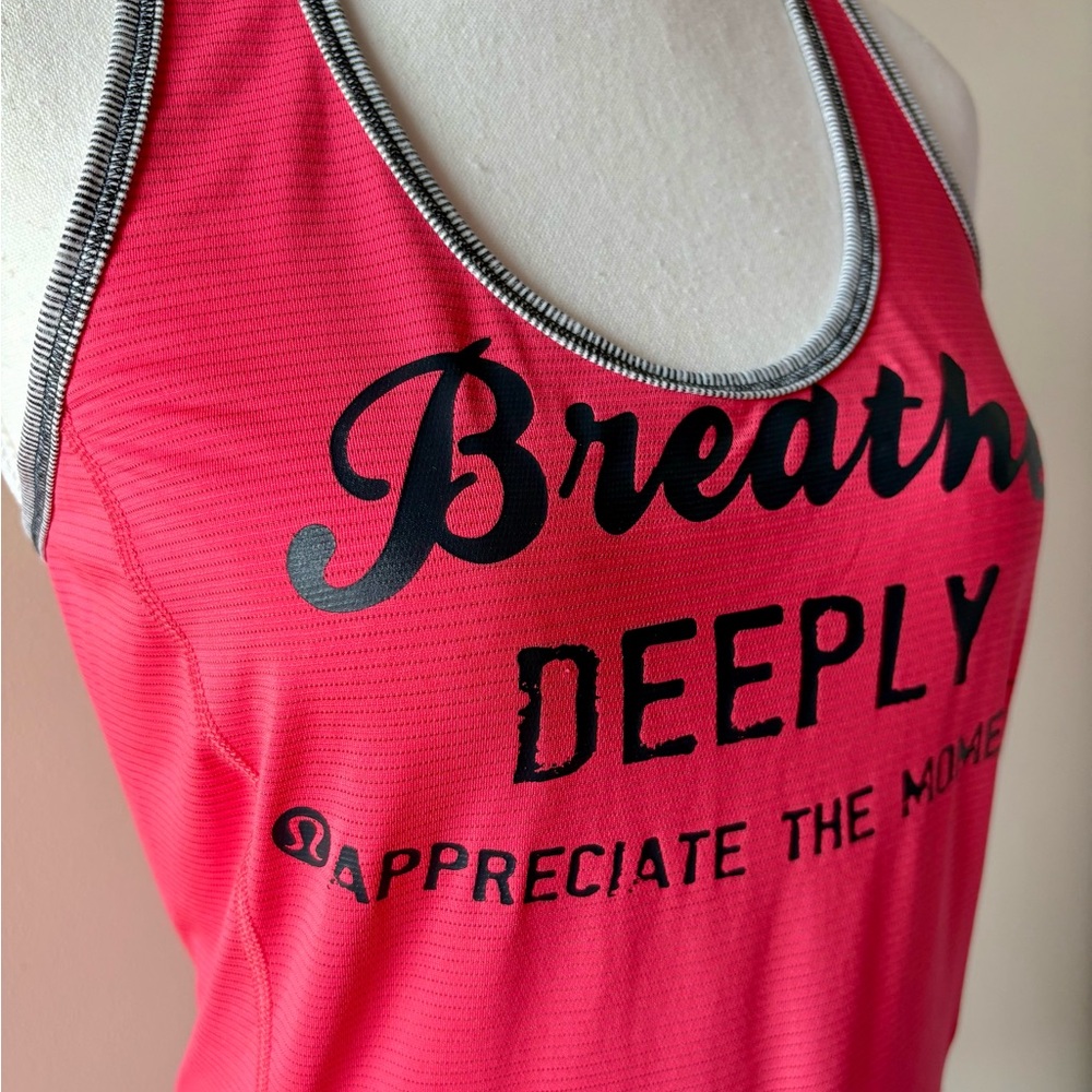 Sz6 Lululemon Deep Deeply Tank Pink